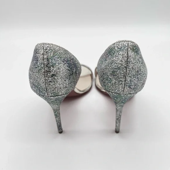 Christian Louboutin Multicolor Toboggan 100 Glittered Solaria Specchio Pumps